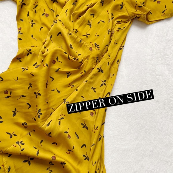 UO Satin Floral Print Mini Dress - Picture 11 of 14